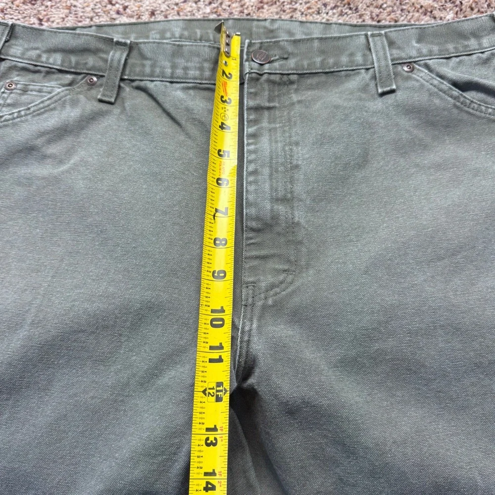 Dickies Carpenter Pants‎ Dark Green Mens 40x30 Work Utility Relaxed Fit